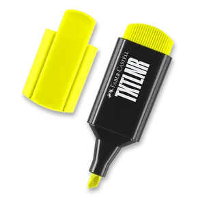 Zvýrazňovač Faber-Castell Short TXTLNR žlutý